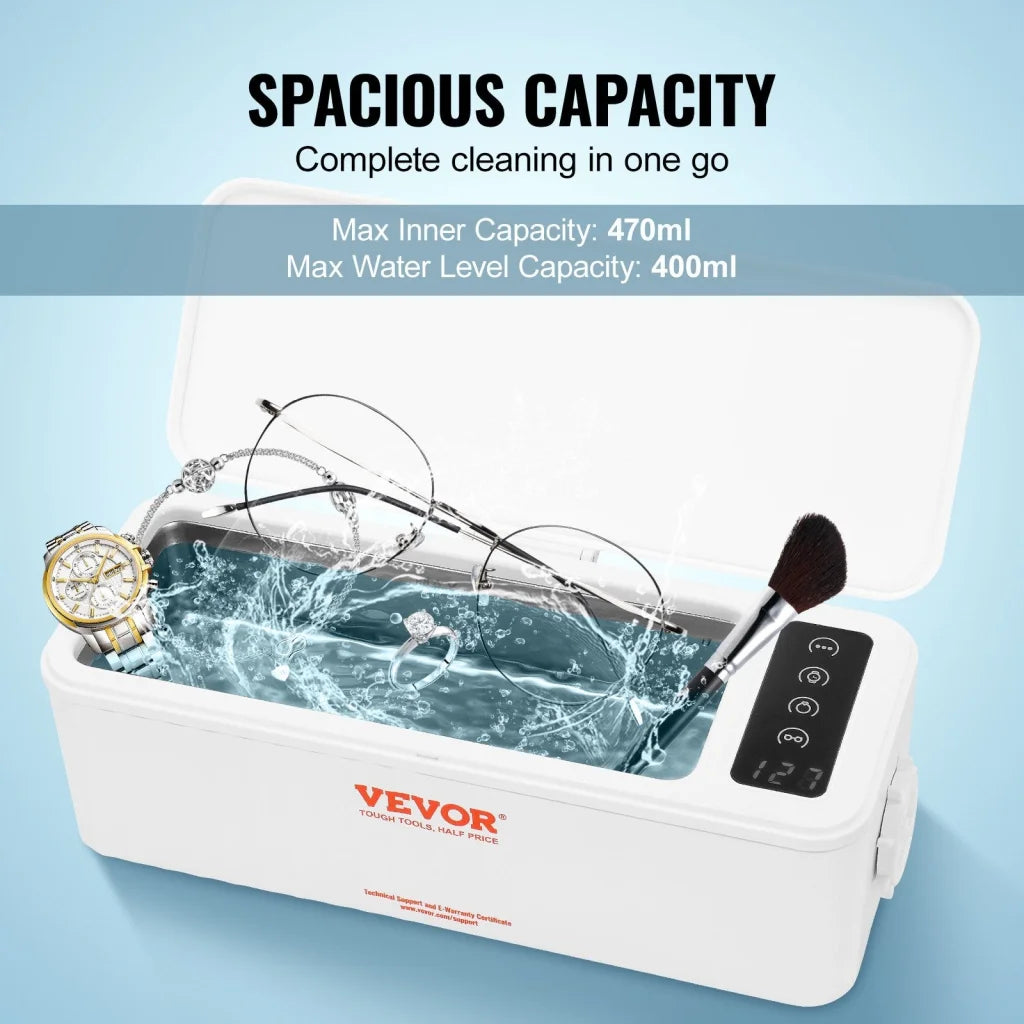 VEVOR Jewelry Cleaner Ultrasonic Machine Ultrasonic Cleaner