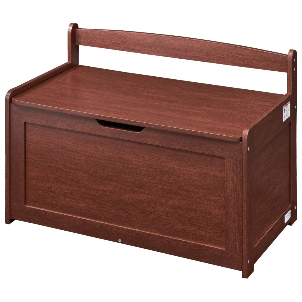 VEVOR Kids Toy Storage Bench Wooden Toy Box Chest 32.68 x