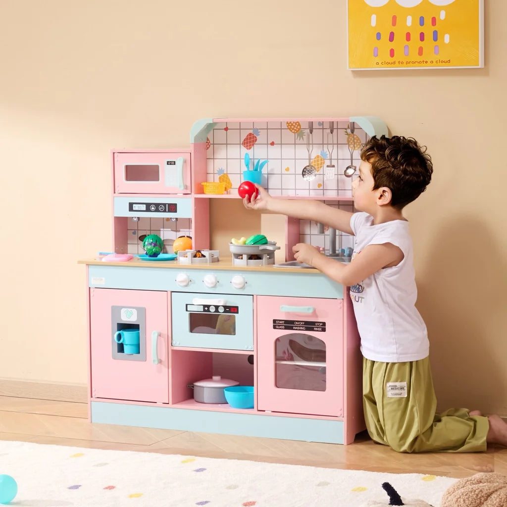 VEVOR Kitchen Playset Kids Pretend Cooking Play Toy 24