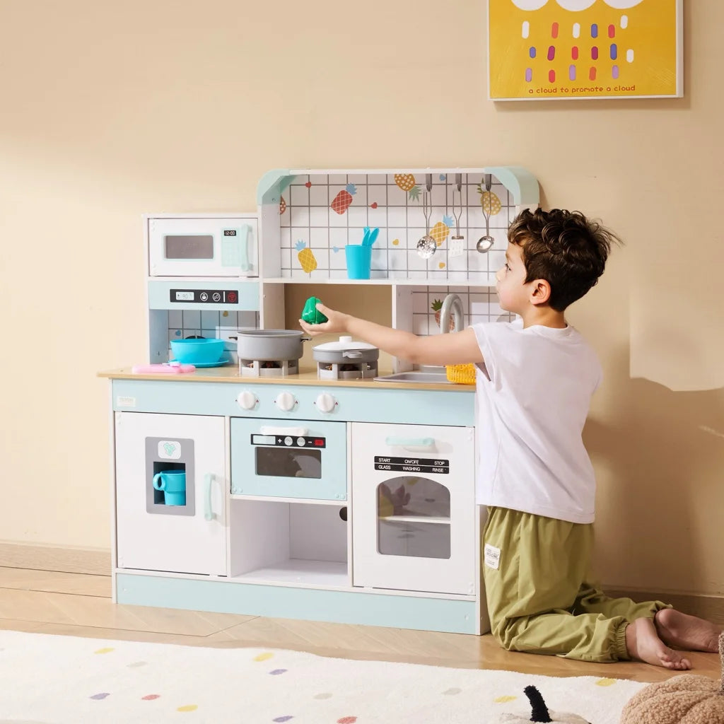 VEVOR Kitchen Playset Kids Pretend Cooking Play Toy 24