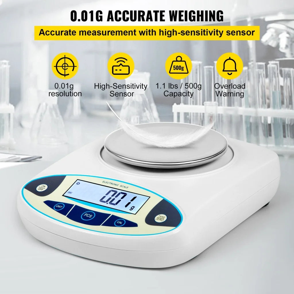 VEVOR Lab Analytical Balance Digital Precision Scale