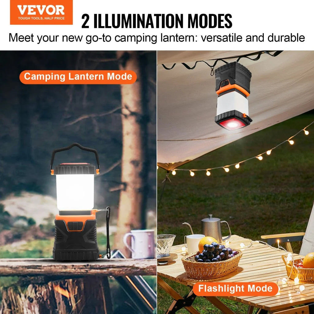 LED Camping Lantern Battery Powered All in one
