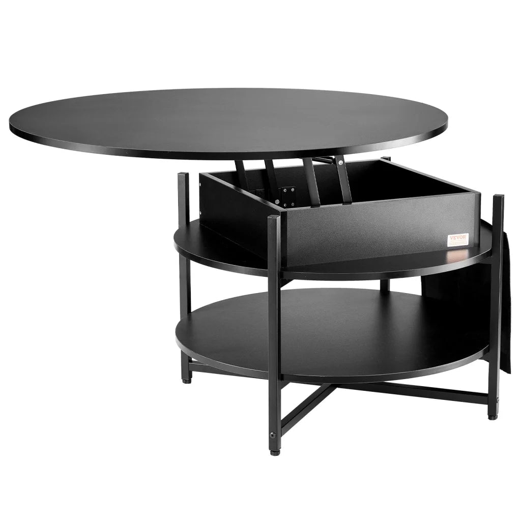 VEVOR Lift Top Coffee Table 35.3’’ Round Coffee Table