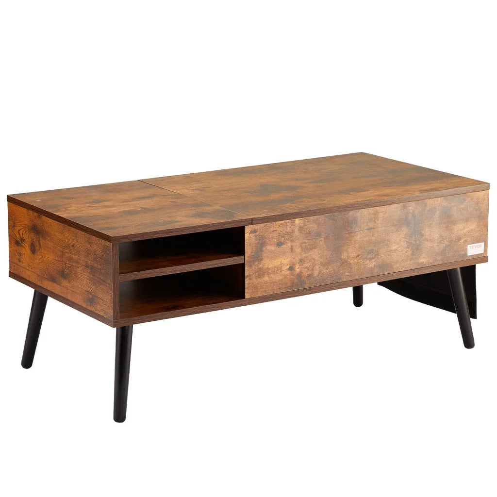 VEVOR Lift Top Coffee Table 39.4 in Rectangle Coffee Table