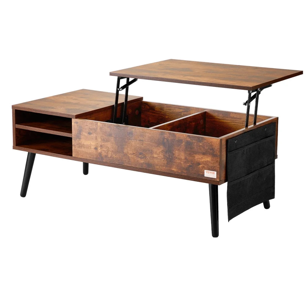 VEVOR Lift Top Coffee Table 39.4 in Rectangle Coffee Table