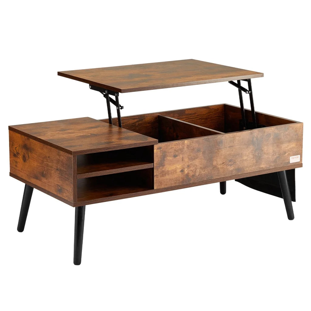 VEVOR Lift Top Coffee Table 39.4 in Rectangle Coffee Table