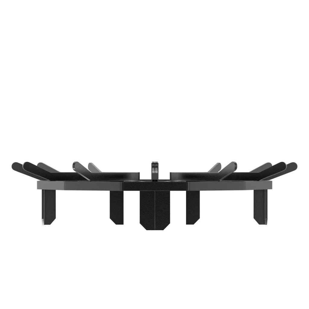 VEVOR Log Grate 27 inch Heavy Duty Wheel Fire Grate with 6