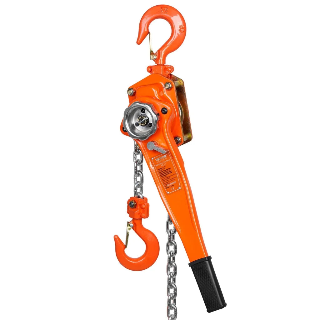 VEVOR Manual Lever Chain Hoist 1-1/2 Ton 3300 lbs Capacity