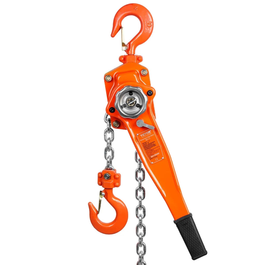 VEVOR Manual Lever Chain Hoist 1-1/2 Ton 3300 lbs Capacity