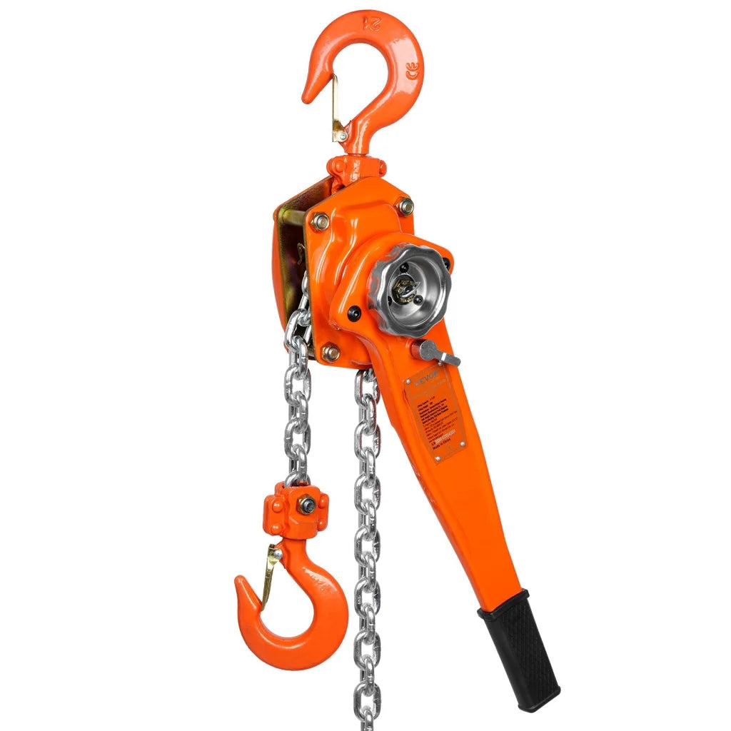 VEVOR Manual Lever Chain Hoist 1-1/2 Ton 3300 lbs Capacity