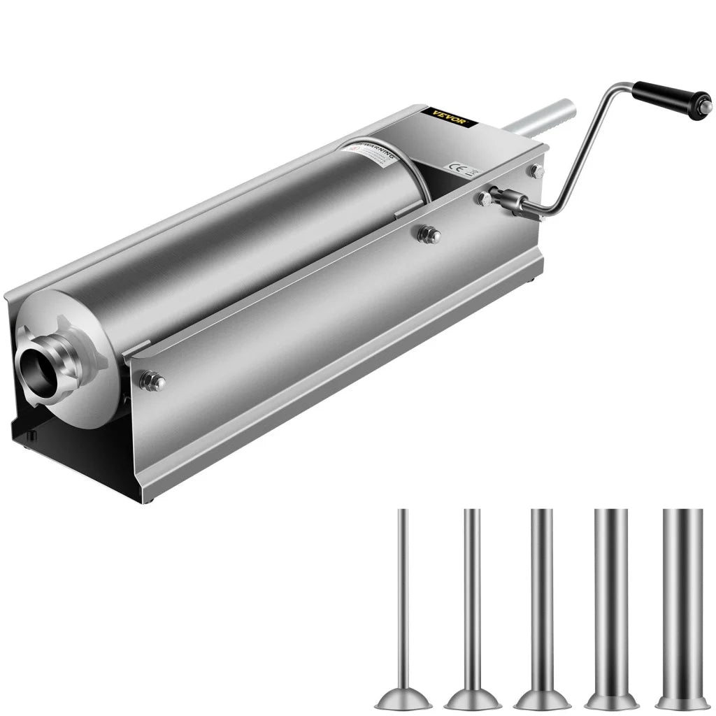 Manual Sausage Stuffer 7 L 15 LBS Horizontal