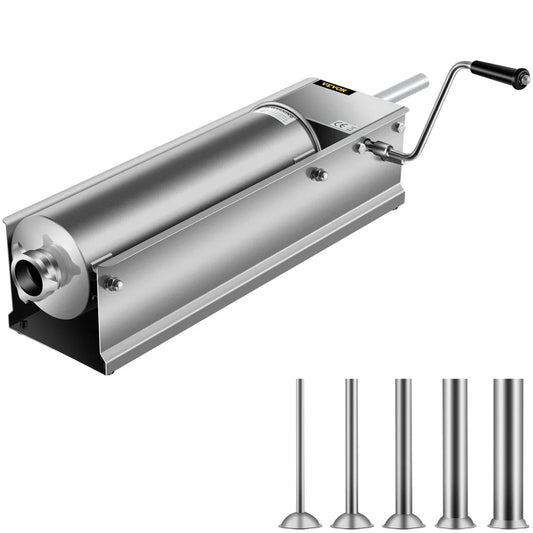 Manual Sausage Stuffer 7 L 15 LBS Horizontal