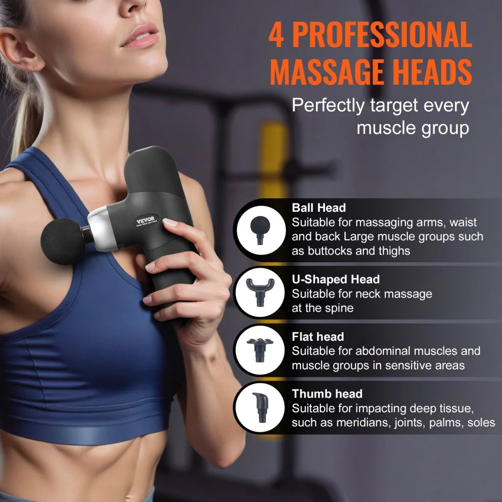 VEVOR Massage Gun Deep Tissue Percussion Muscle Massager