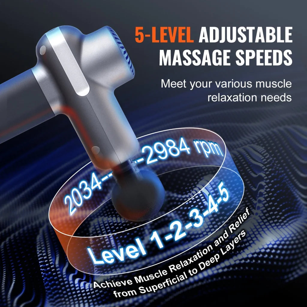 VEVOR Massage Gun Deep Tissue Percussion Muscle Massager