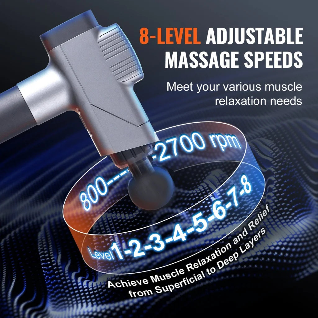 VEVOR Massage Gun Deep Tissue Percussion Muscle Massager