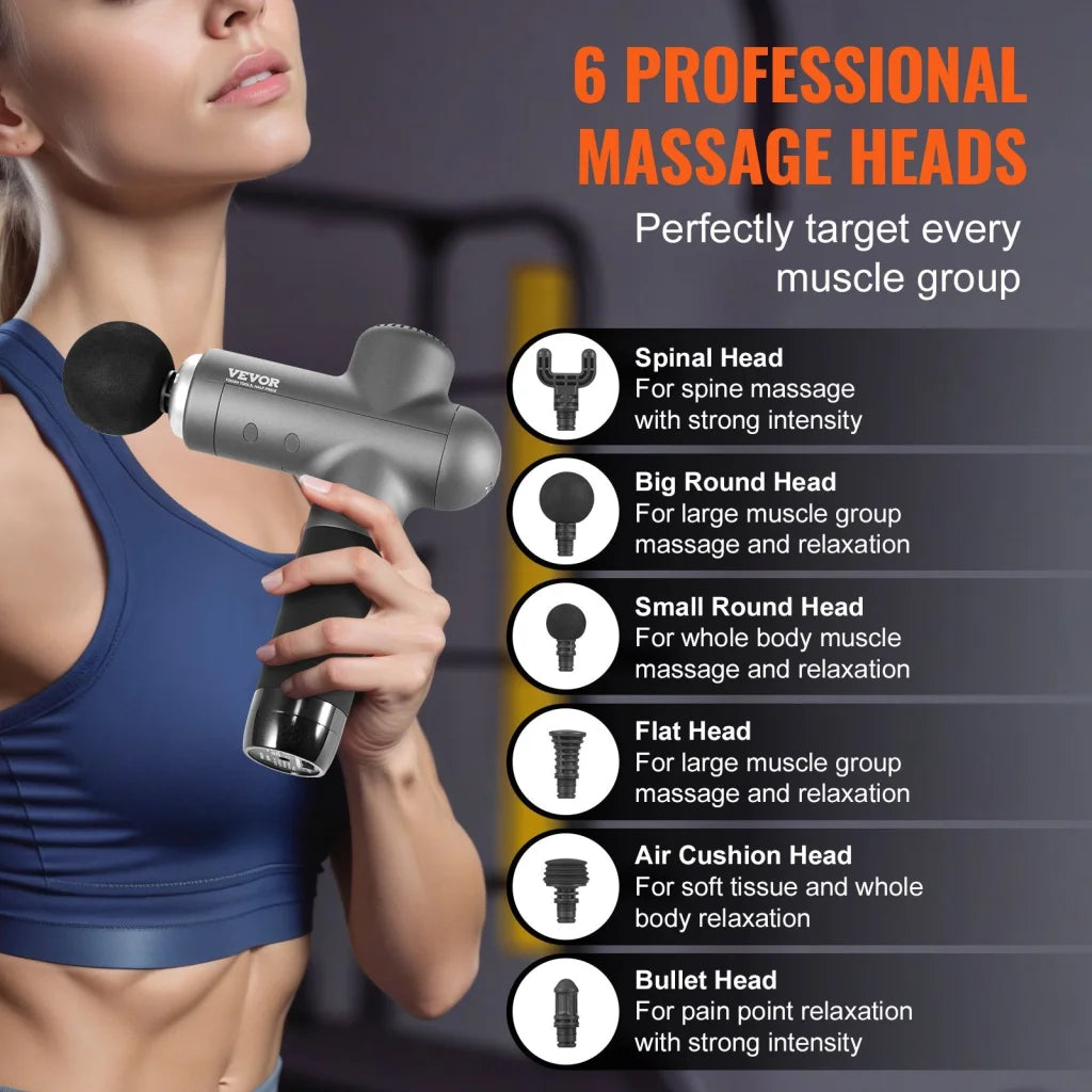 VEVOR Massage Gun Deep Tissue Percussion Muscle Massager