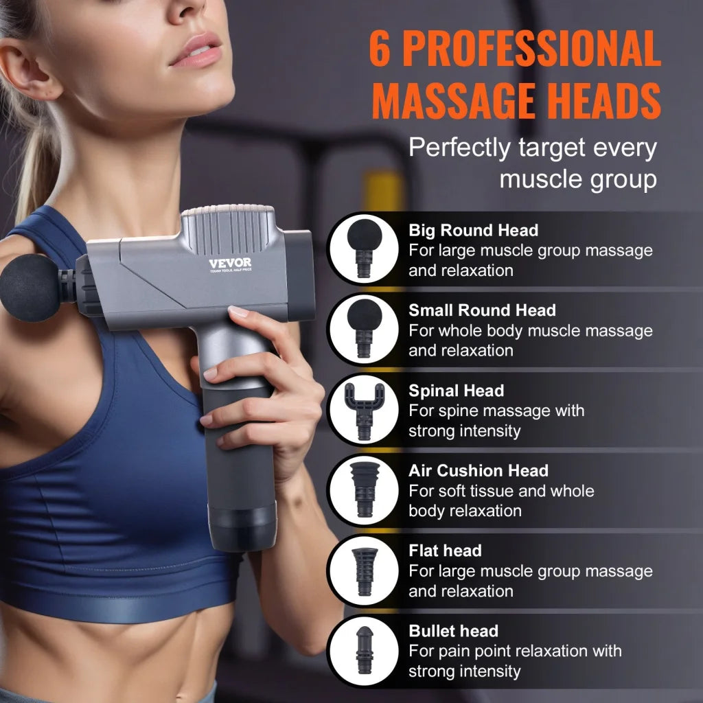 VEVOR Massage Gun Deep Tissue Percussion Muscle Massager