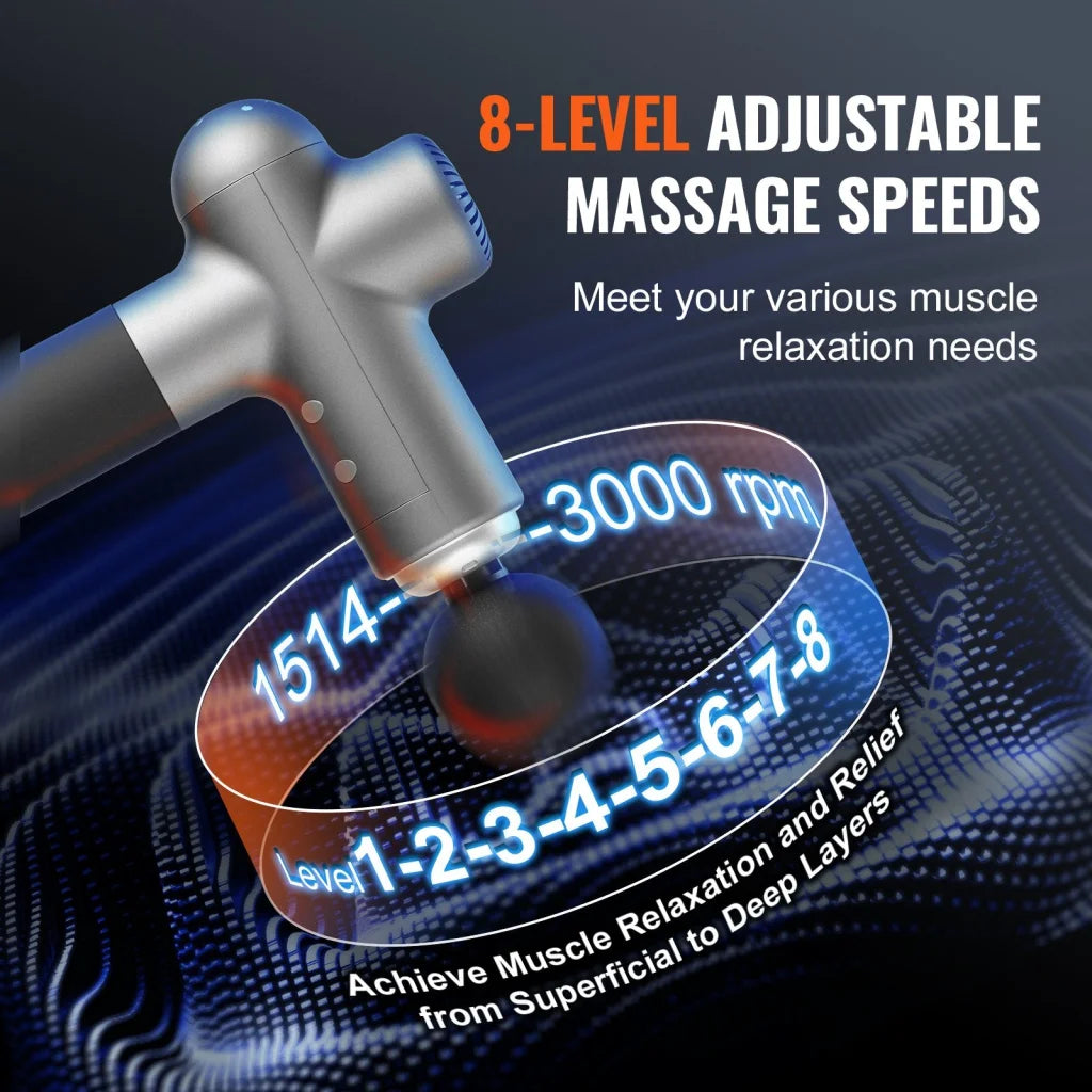 VEVOR Massage Gun Deep Tissue Percussion Muscle Massager