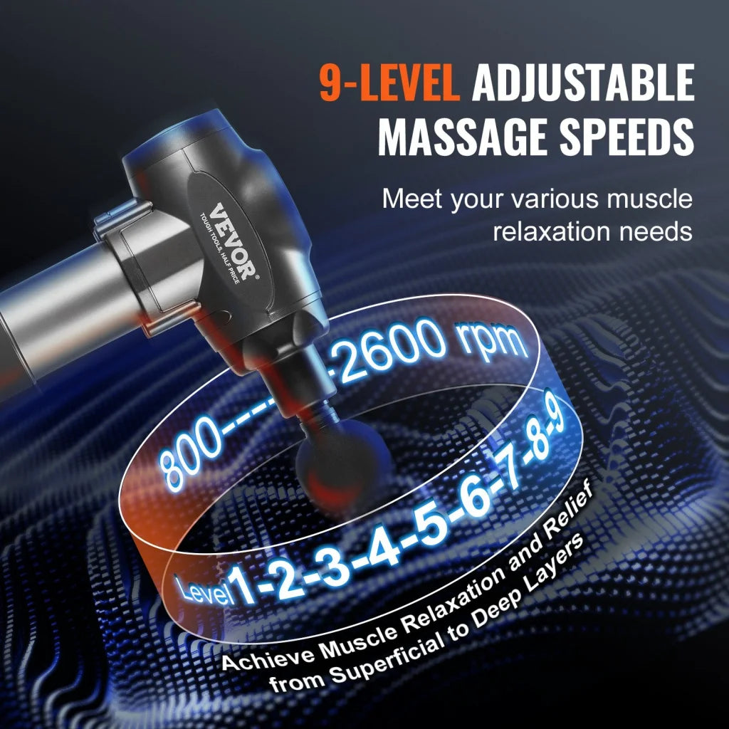 VEVOR Massage Gun Deep Tissue Percussion Muscle Massager