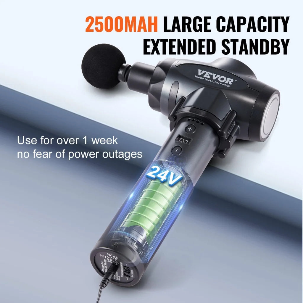 VEVOR Massage Gun Deep Tissue Percussion Muscle Massager