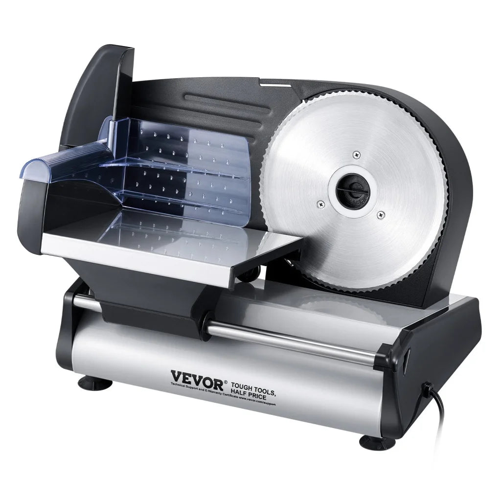VEVOR Meat Slicer 180W 190 mm Electric Deli Food Slicer