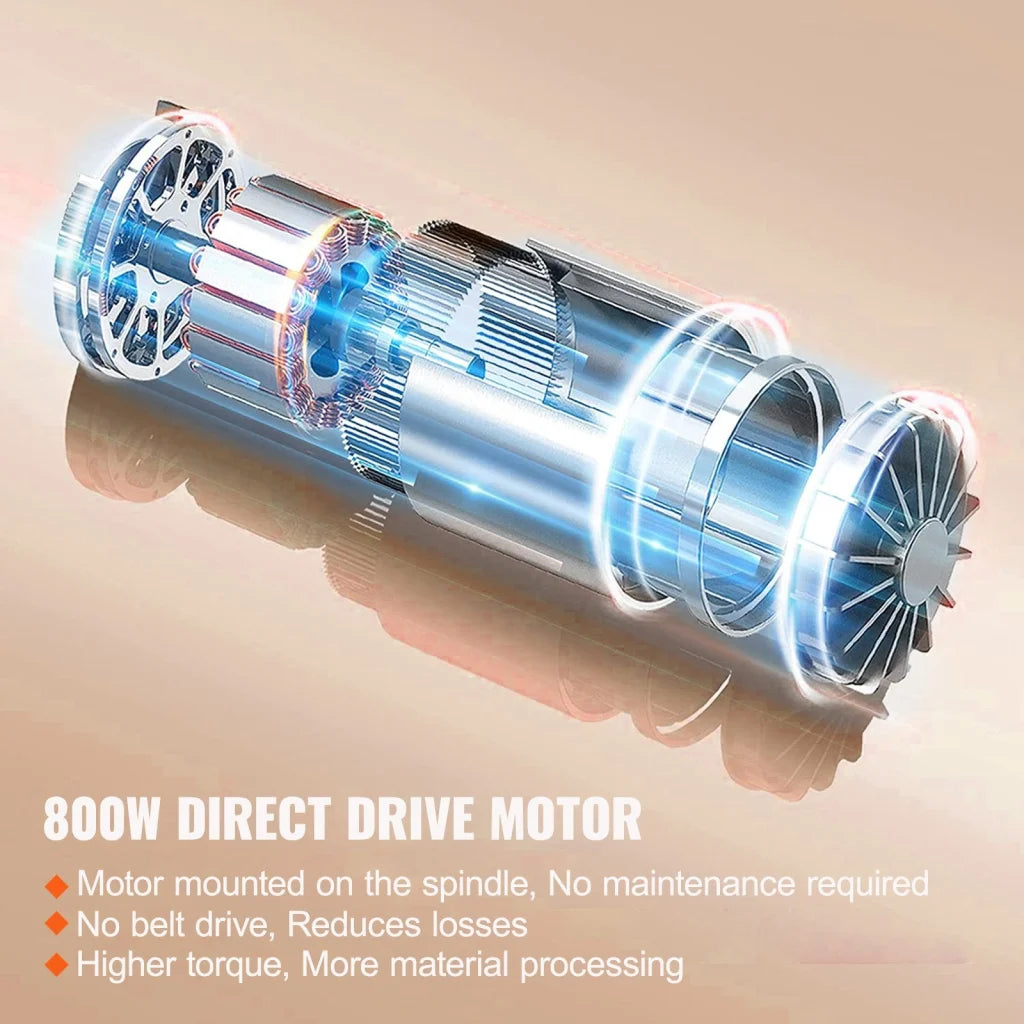 VEVOR Mini Metal Lathe Machine 180 x 400 mm 800W Precision