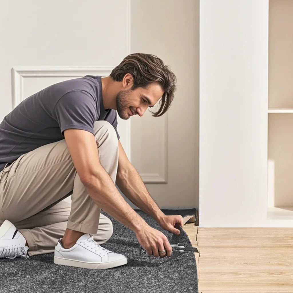 VEVOR Non Slip Rug Pad Gripper 9’ x 12’ Carpet Mat 0.24’’