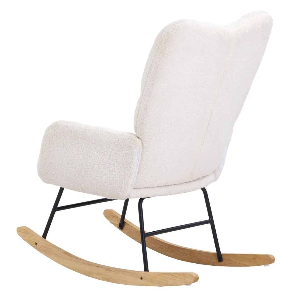 VEVOR Nursery Rocking Chair 250 lbs Weight Capacity Teddy