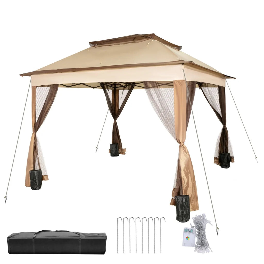 VEVOR Outdoor Canopy Gazebo Tent Portable Canopy Shelter