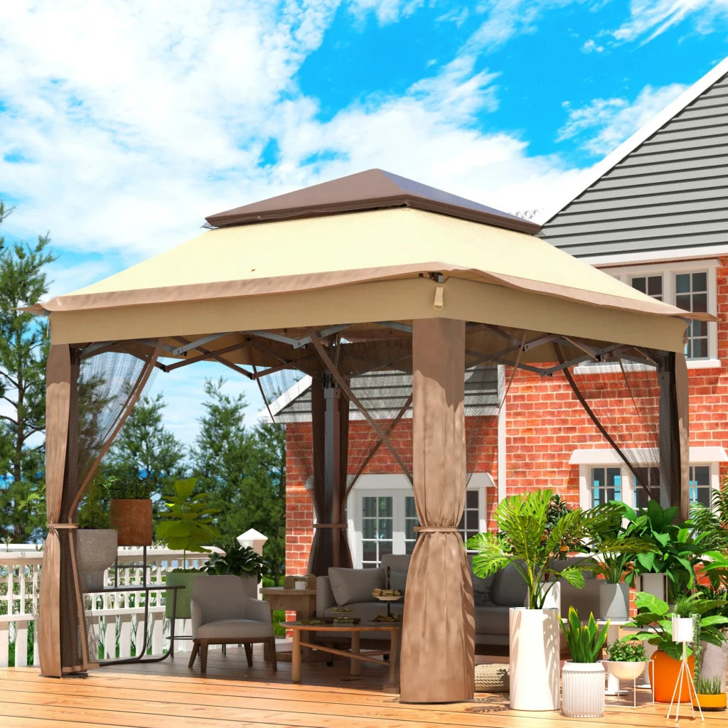 VEVOR Outdoor Canopy Gazebo Tent Portable Canopy Shelter