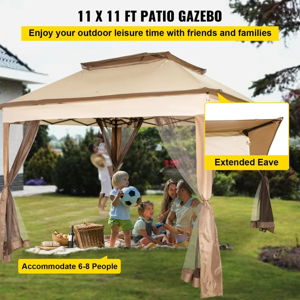 VEVOR Outdoor Canopy Gazebo Tent Portable Canopy Shelter