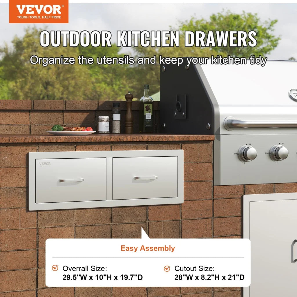 Kitchen Drawers 30 W x 10