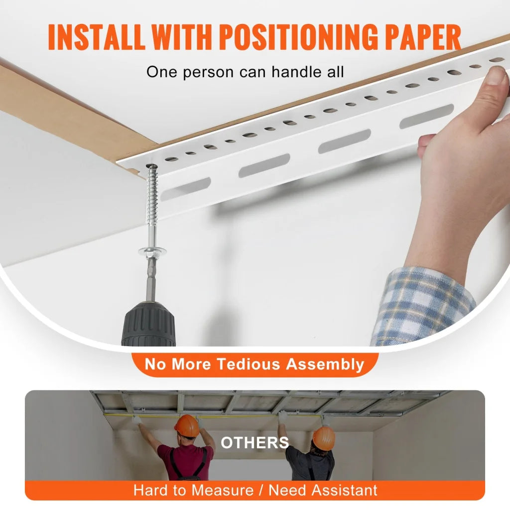 VEVOR Overhead Garage Storage Rack 91.44x243.84cm Garage
