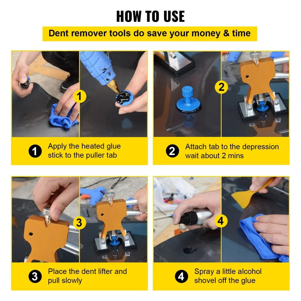 VEVOR Paintless Dent Repair Tools Hail Damage Remover 89