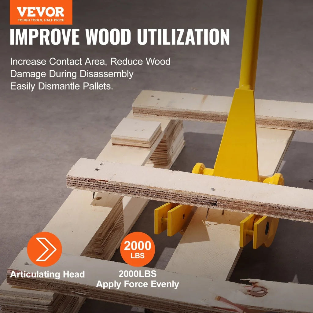 VEVOR Pallet Buster 104 cm Handle 907 kg Weight Capacity