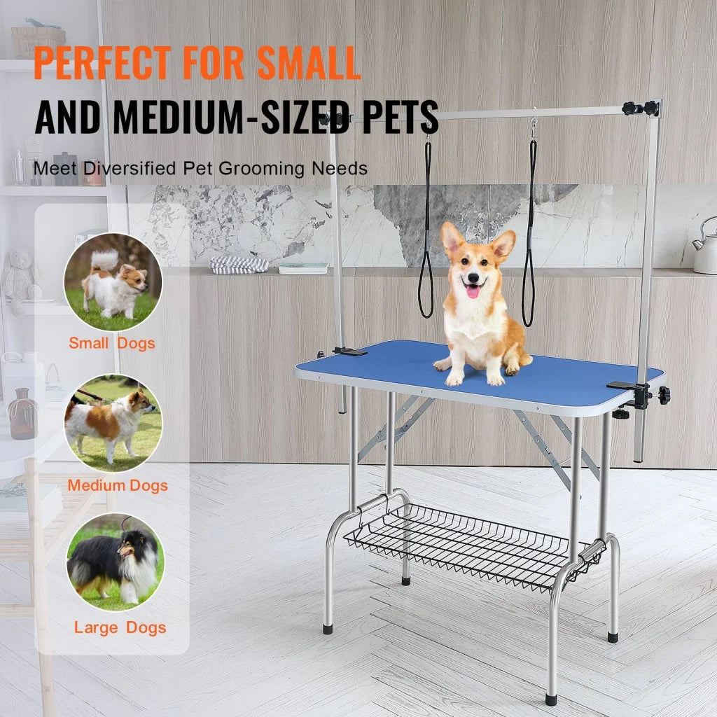 VEVOR Pet Grooming Table Two Arms with Clamp 915 x 610mm