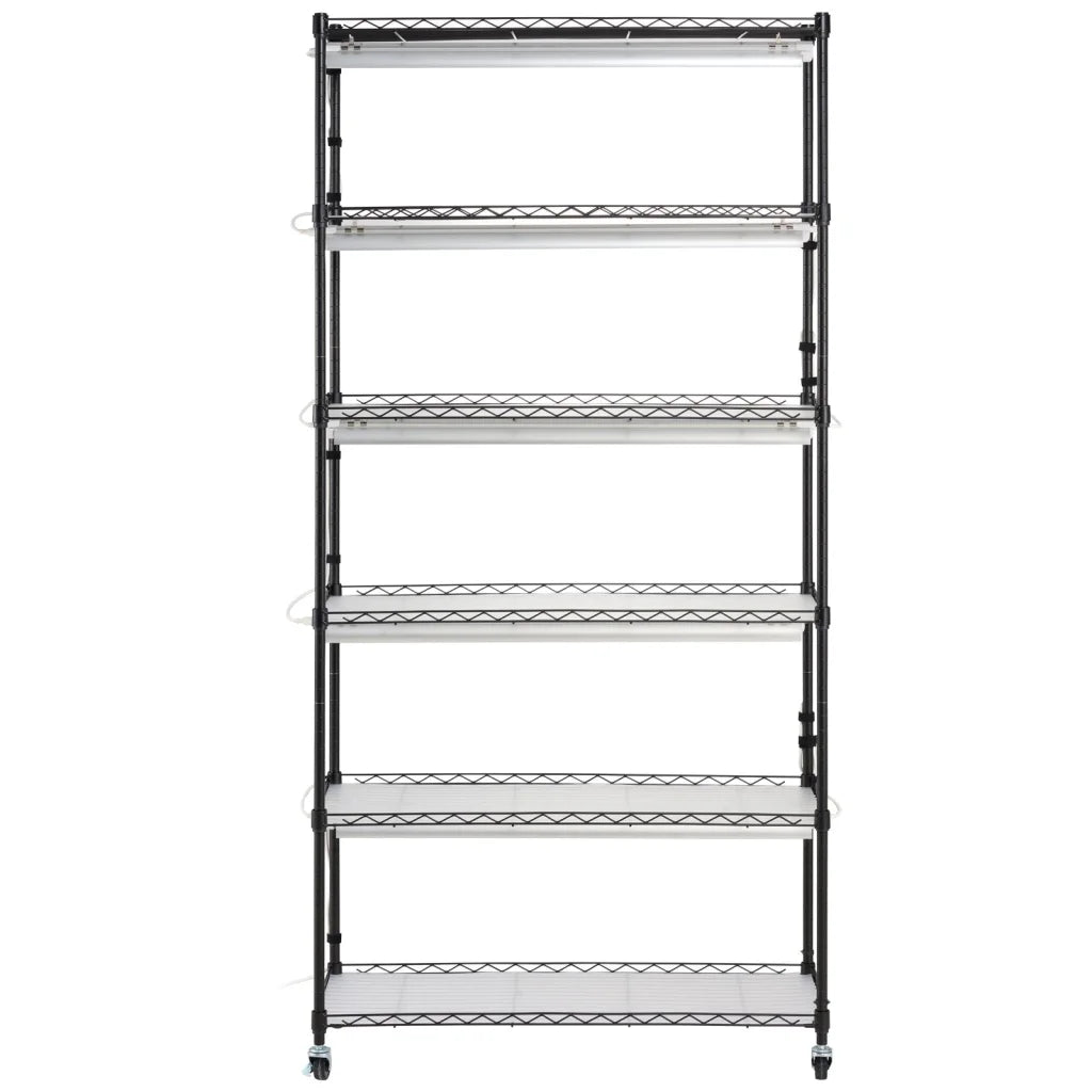 VEVOR Plant Stand with Grow Light 6 Tiers 180W 180 cm