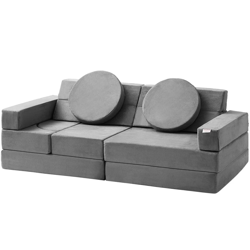 VEVOR Play Couch 15pcs Modular Kids Nugget Couch Toddler