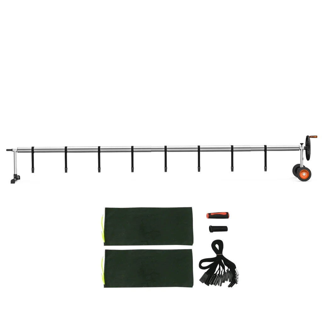 VEVOR Pool Cover Reel Aluminum Solar Cover Reel 14 ft