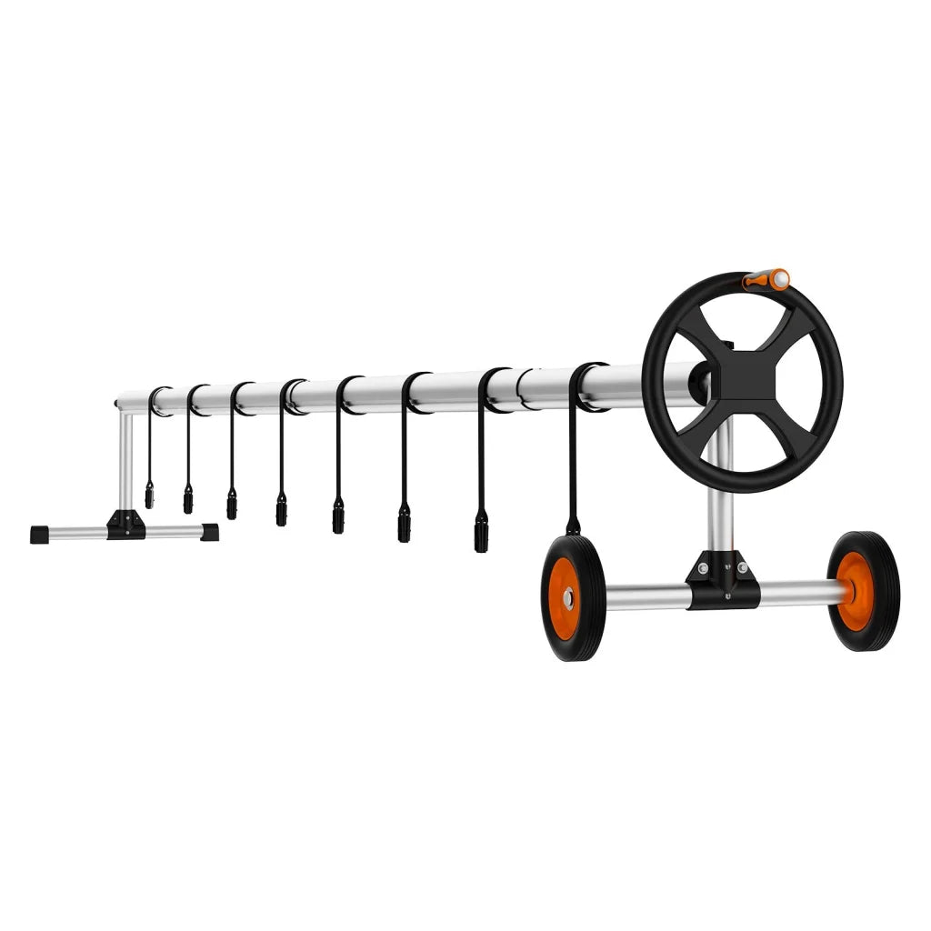 VEVOR Pool Cover Reel Aluminum Solar Cover Reel 22 ft