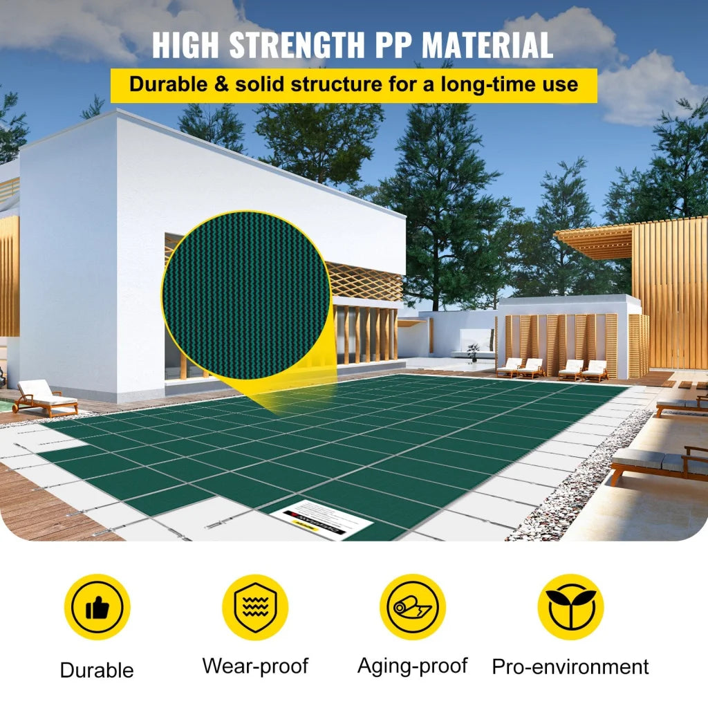VEVOR Pool Safety Cover Fits18x36ft Inground Safety Pool