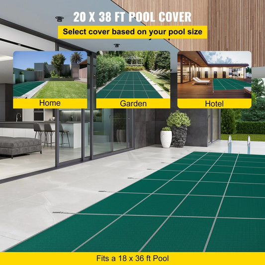 VEVOR Pool Safety Cover Fits18x36ft Inground Safety Pool