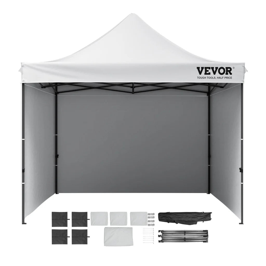 VEVOR Pop Up Canopy Tent Outdoor Gazebo Tent 10x10FT