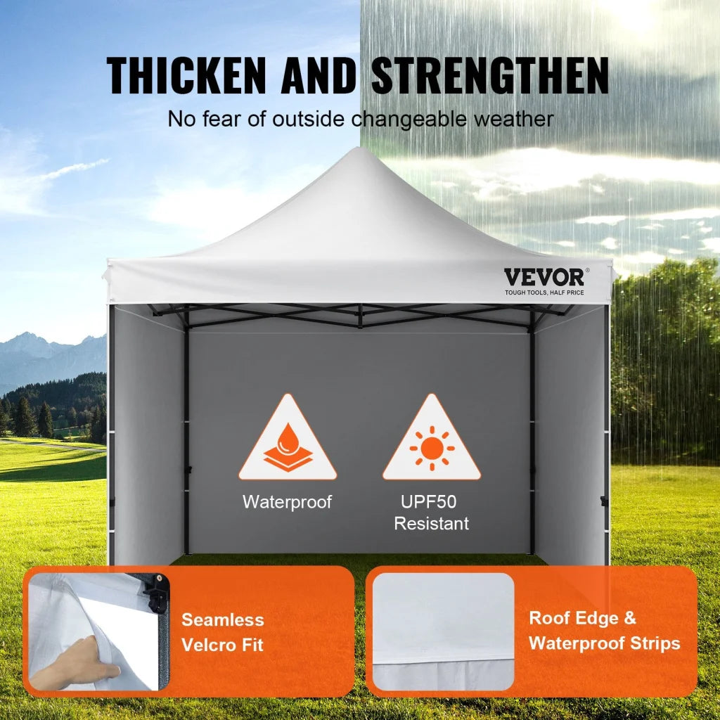 VEVOR Pop Up Canopy Tent Outdoor Gazebo Tent 10x10FT