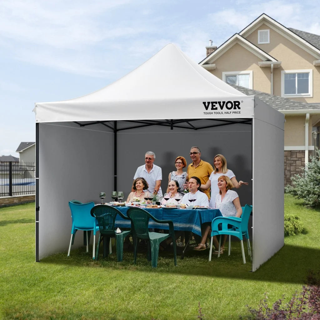 VEVOR Pop Up Canopy Tent Outdoor Gazebo Tent 10x10FT