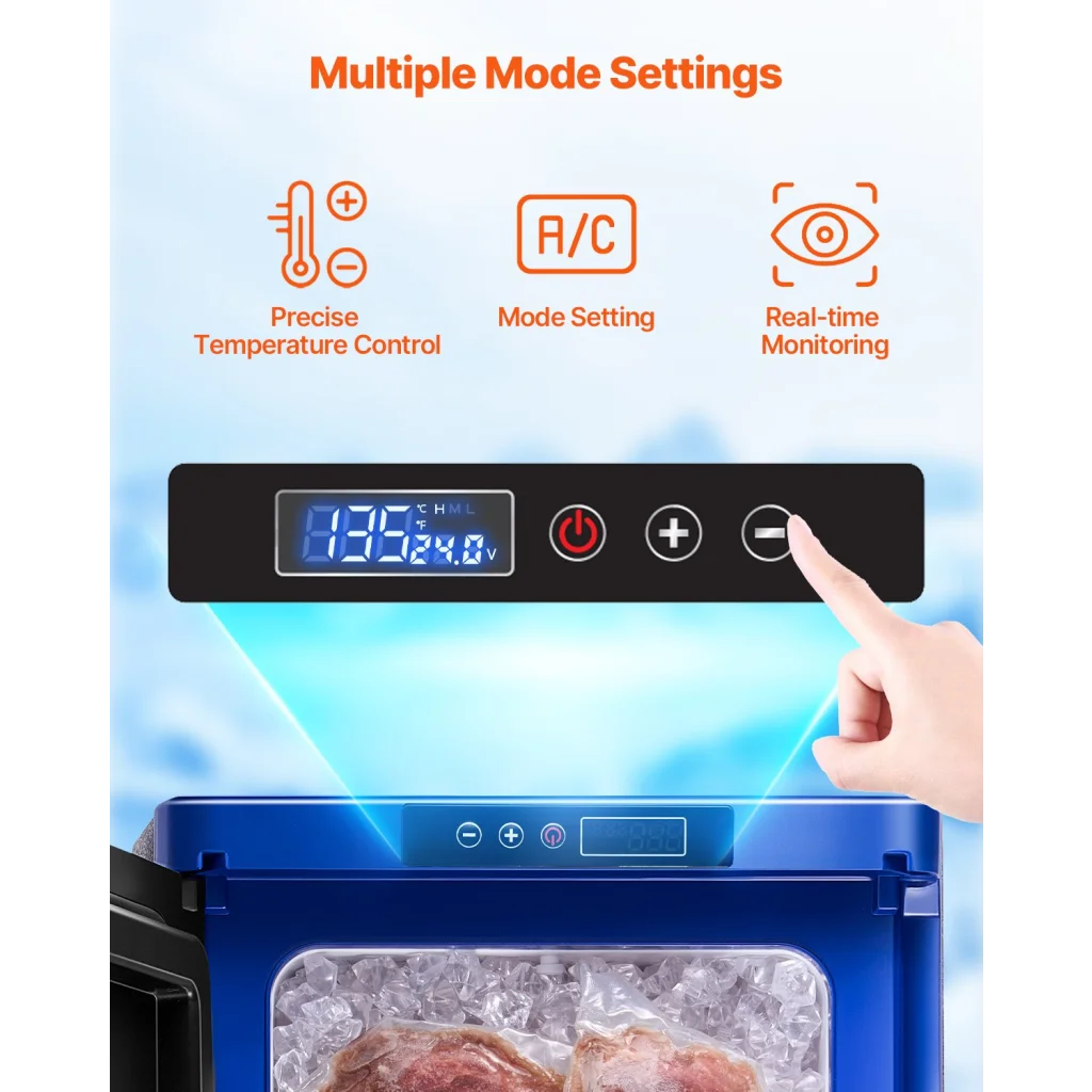 VEVOR Portable Car Refrigerator Freezer Compressor 20L