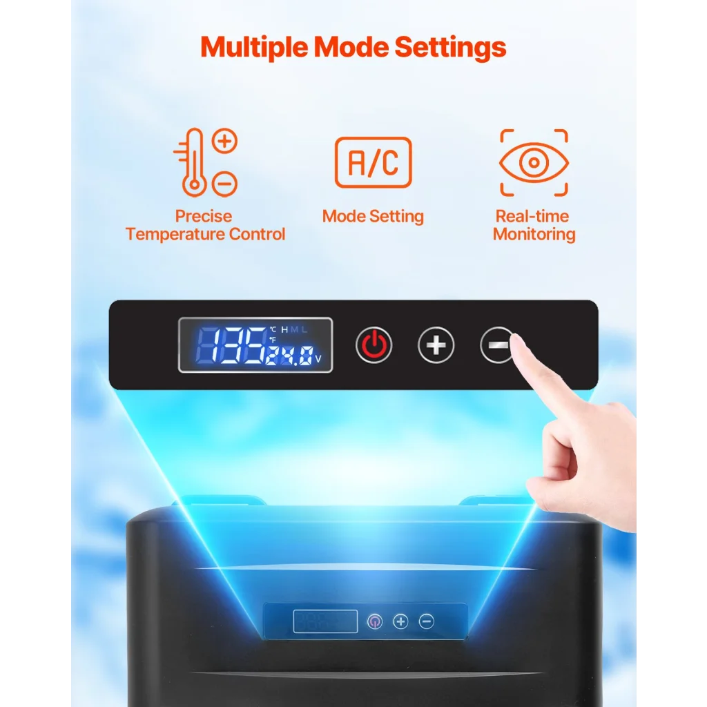 VEVOR Portable Car Refrigerator Freezer Compressor 20L