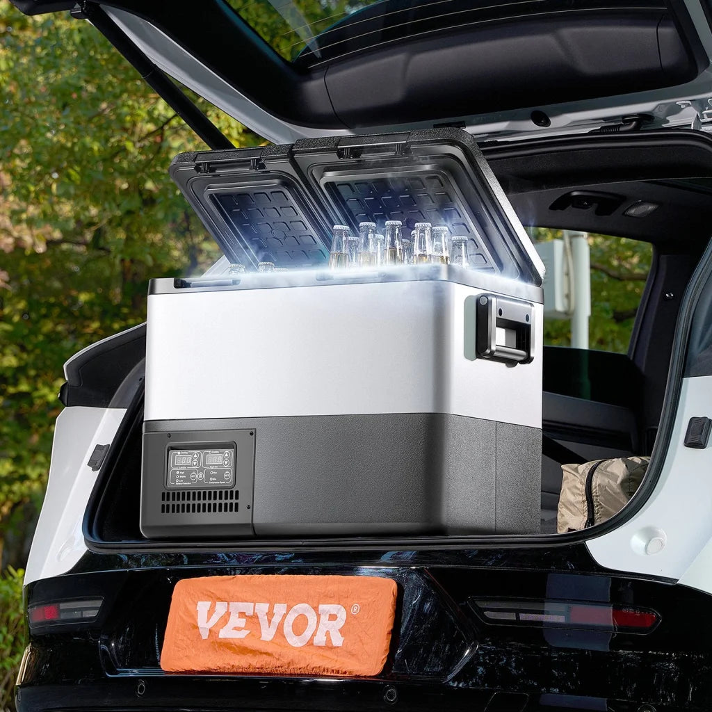 VEVOR Portable Car Refrigerator Freezer Compressor 35L Dual
