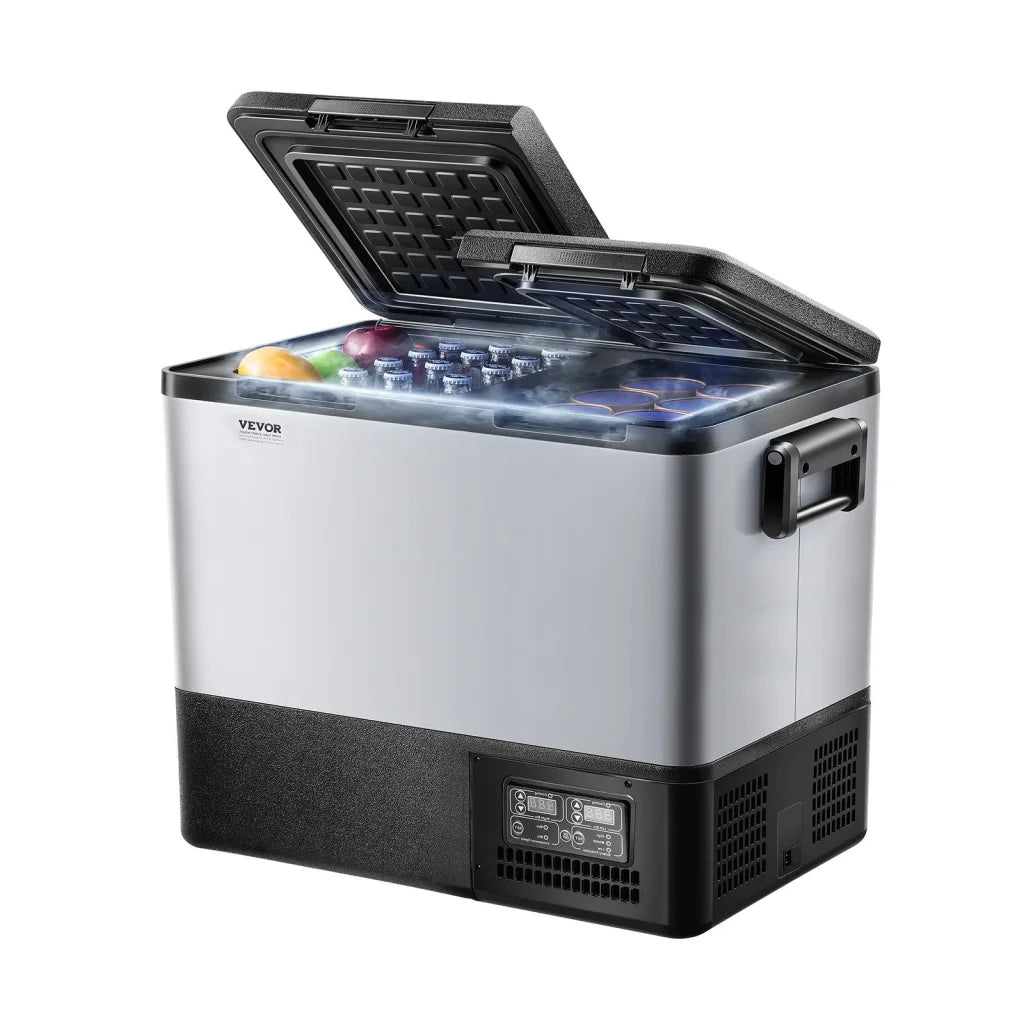 VEVOR Portable Car Refrigerator Freezer Compressor 55L Dual