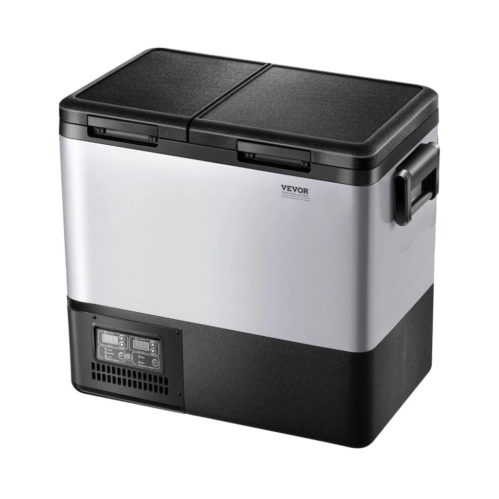 VEVOR Portable Car Refrigerator Freezer Compressor 55L Dual